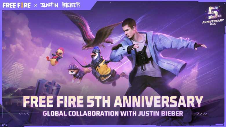 Garena Free Fire chính thức hợp tác với Justin Bieber trong event sinh nhật 5 tuổi - Ảnh 2