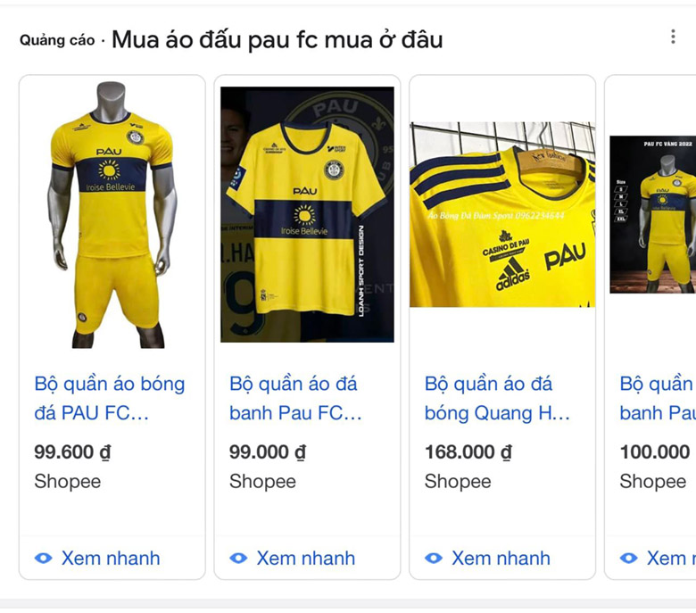 Giám đốc Pau FC choáng vì áo đấu fake đã được bán ở Việt Nam - Ảnh 1