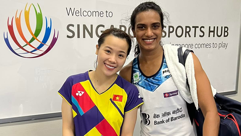 Thùy Linh thua sát nút cựu số 1 thế giới tại giải cầu lông Singapore Mở rộng - Ảnh 1