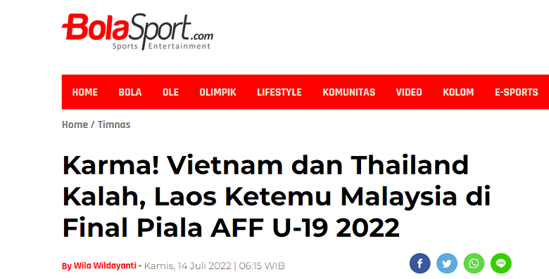 Truyền thông Indonesia: Việt Nam và Thái Lan gặp ‘quả báo’ tại giải U19 Đông Nam Á - Ảnh 1
