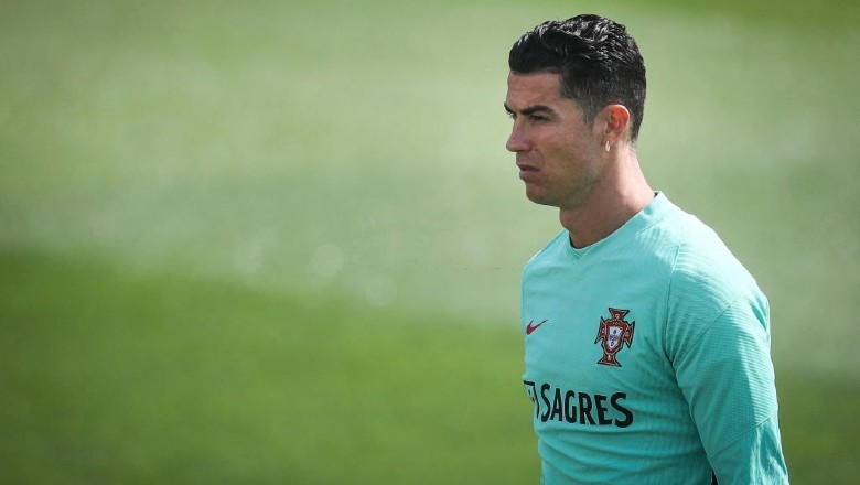 Ronaldo bị phát hiện tập luyện một mình tại Lisbon - Ảnh 1