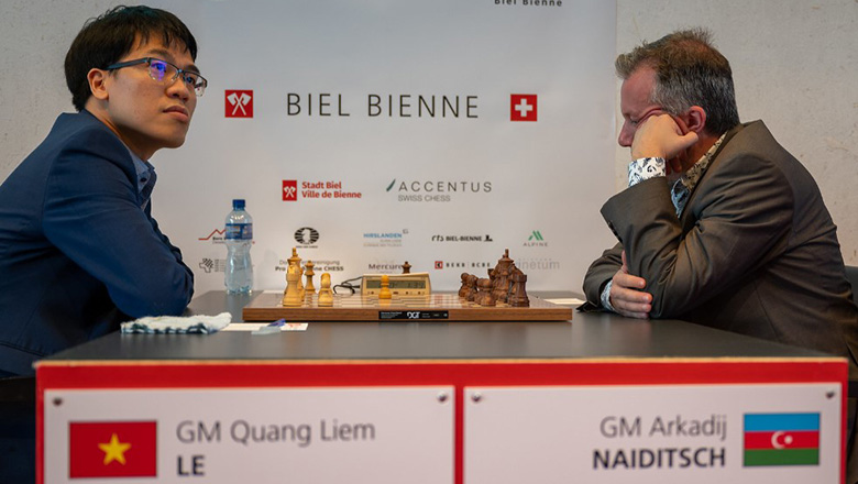 Lê Quang Liêm thắng trận thứ tư, ở rất gần ngôi vô địch Biel Grandmaster - Ảnh 1