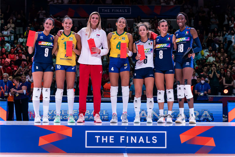 Điểm mặt đội hình xuất sắc nhất giải bóng chuyền nữ Volleyball Nations League 2022 - Ảnh 1