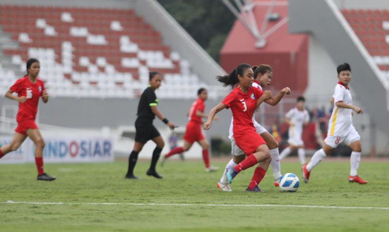 Kết quả U18 nữ Việt Nam vs Singapore: Chiến thắng hủy diệt - Ảnh 1