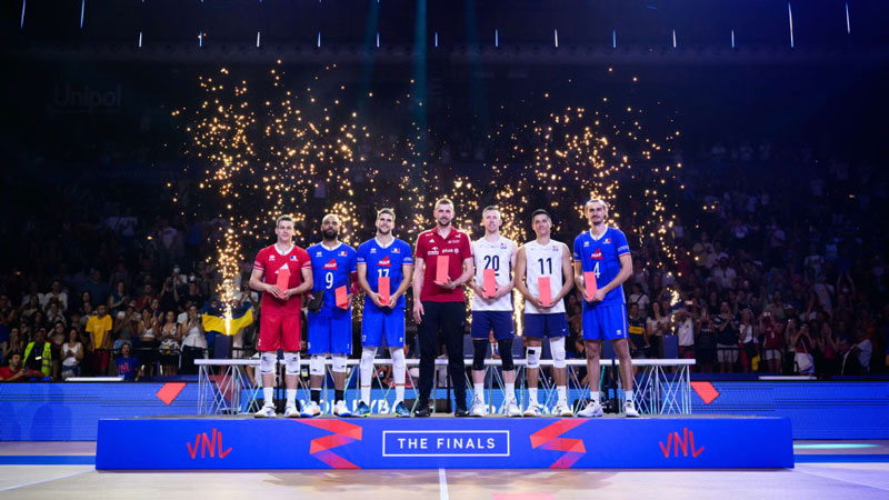 Đội hình xuất sắc nhất giải bóng chuyền nam VNL 2022 - Ảnh 2