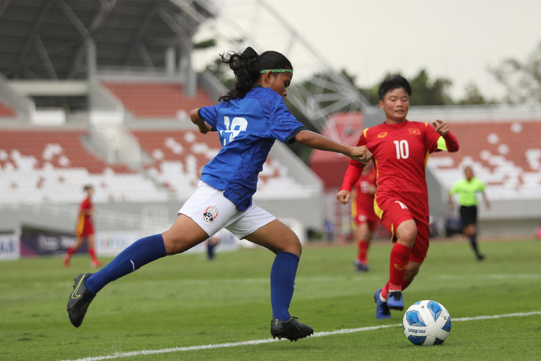 Kết quả U18 nữ Việt Nam vs Campuchia: Bữa tiệc bàn thắng - Ảnh 1