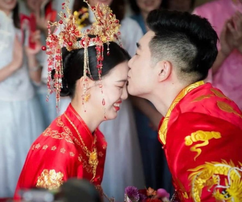 Đám cưới đệ nhất mỹ nhân bóng chuyền Trung Quốc Zhang Changning - Ảnh 4