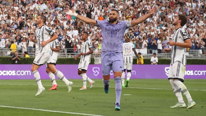 Kết quả Real Madrid vs Juventus: Benzema lên tiếng, Los Blancos đè bẹp 'Lão bà' - Ảnh 1