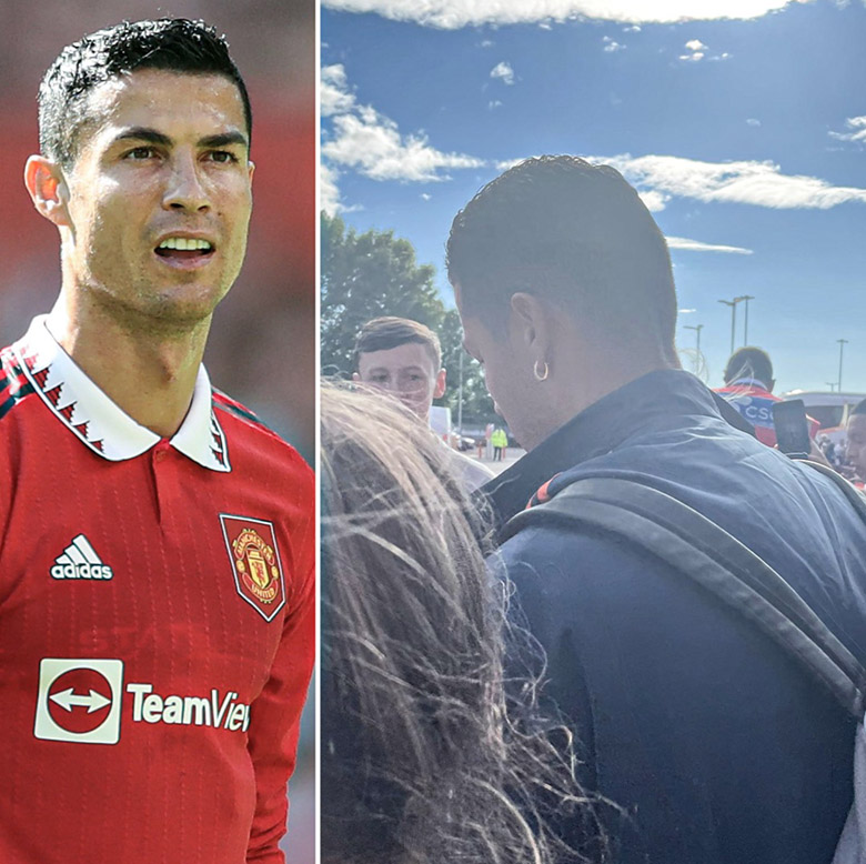 Ronaldo bị thay ra sau hiệp 1, tự ý bỏ về sớm ở trận MU hòa Vallecano - Ảnh 2