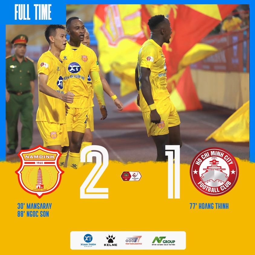 Kết quả Nam Định vs TPHCM: Mansaray ghi bàn đánh bại đội bóng cũ - Ảnh 2