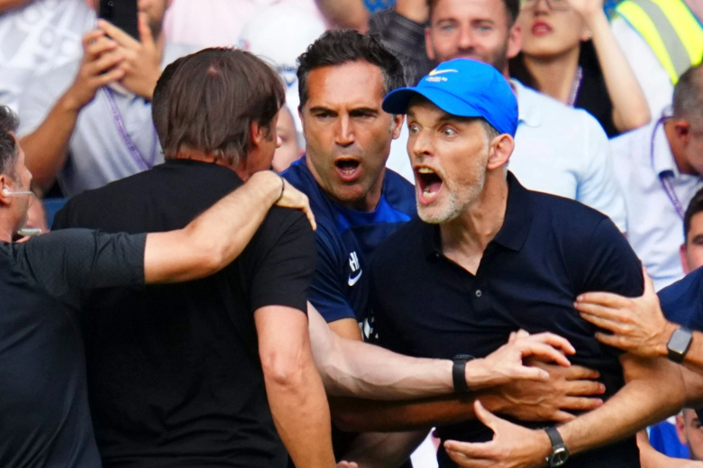 Conte, Tuchel nhận thẻ đỏ vì gây gổ sau khi trận Chelsea vs Tottenham kết thúc - Ảnh 2