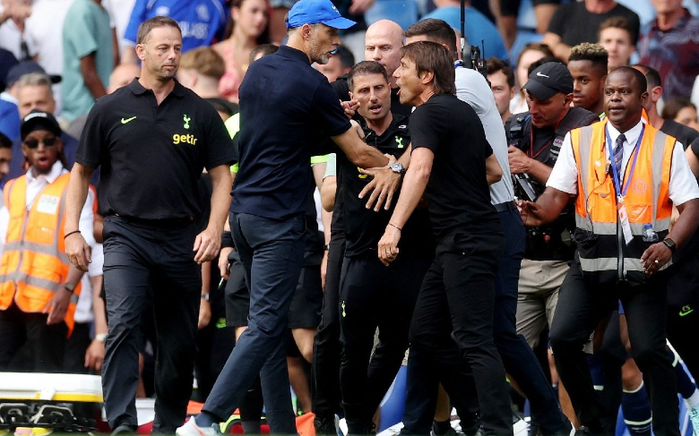 Conte, Tuchel nhận thẻ đỏ vì gây gổ sau khi trận Chelsea vs Tottenham kết thúc - Ảnh 4