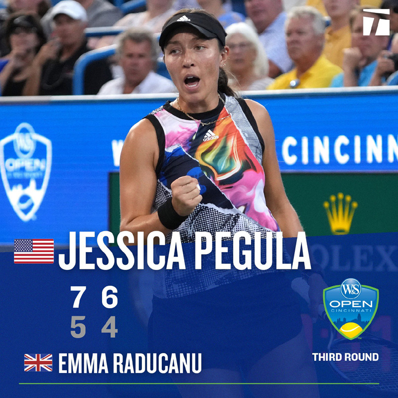 Raducanu thua trắng Jessica Pegula, dừng bước tại vòng 3 Cincinnati Masters 2022 - Ảnh 2