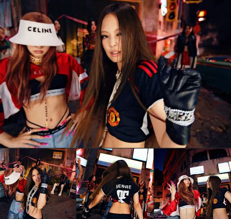 Tại sao Jennie mặc áo MU trong MV 'Pink Venom'? - Ảnh 1