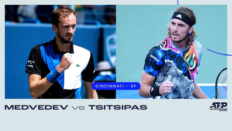 Trực tiếp tennis Medvedev vs Tsitsipas, Bán kết Cincinnati Masters - 02h00 ngày 21/8 - Ảnh 1