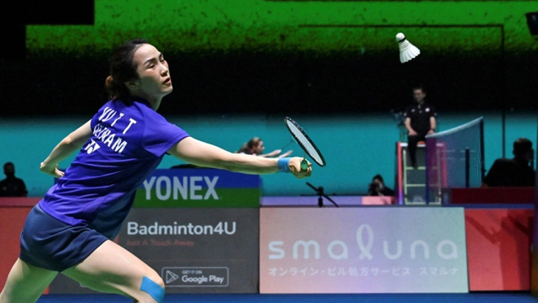 Vũ Thị Trang đấu tay vợt từng thắng Thùy Linh ở Olympic - Ảnh 1