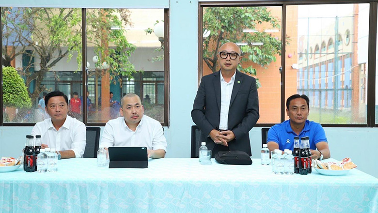 CLB Sài Gòn có chủ tịch mới, hướng tới việc trụ hạng ở V.League 2022 - Ảnh 1