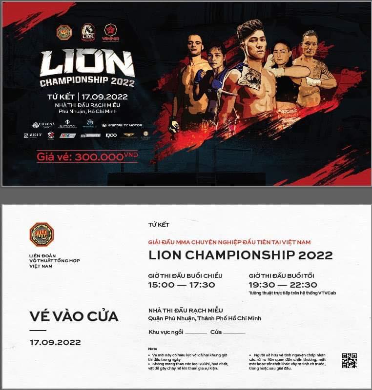 Giải MMA Lion Championship mở bán vé xem vòng tứ kết - Ảnh 2