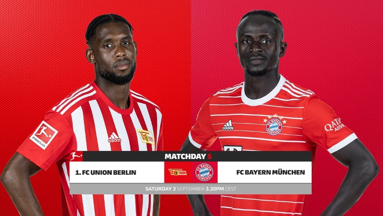 Link xem trực tiếp bóng đá Union Berlin vs Bayern Munich, 20h30 ngày 3/9 - Ảnh 1
