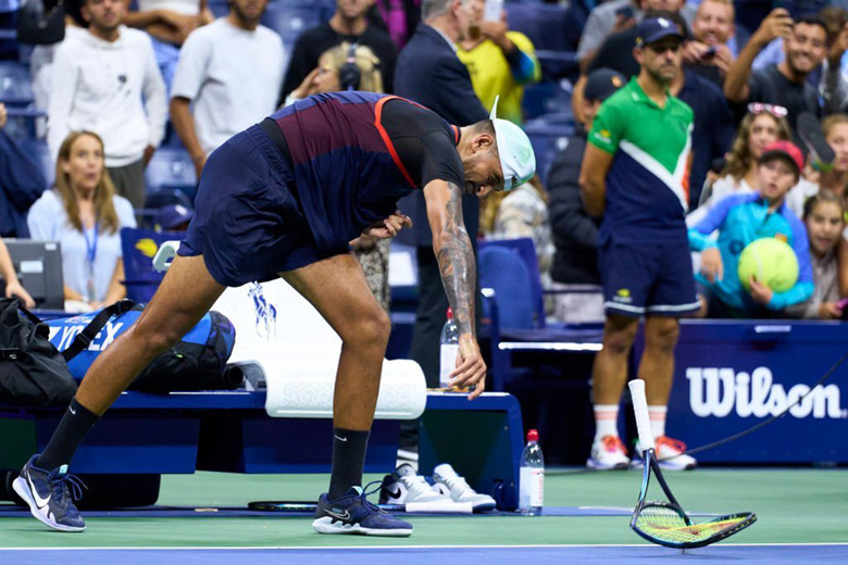 'Trai hư' Kyrgios 5 lần bị phạt tiền vì hành vi phi thể thao ở US Open - Ảnh 2