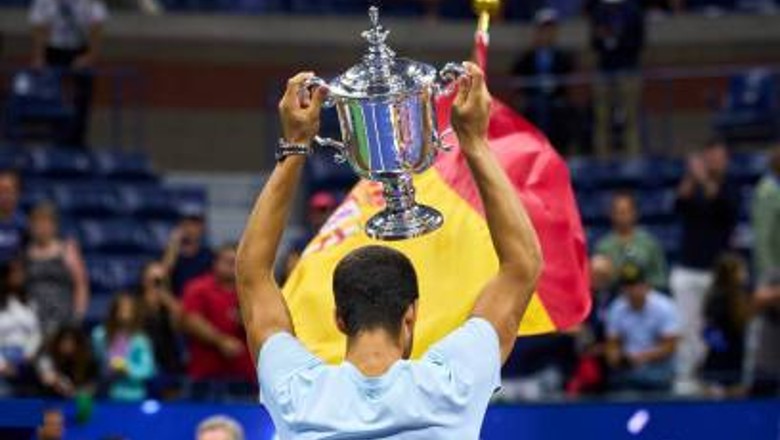 Alcaraz giành ngôi số 1 thế giới sau khi vô địch US Open, xô đổ loạt kỷ lục - Ảnh 2