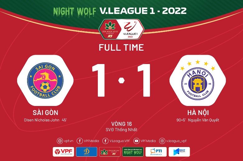 Kết quả Sài Gòn vs Hà Nội: đội khách rơi điểm, kịch tính cuộc đua vô địch - Ảnh 3
