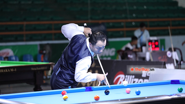 Nguyễn Anh Tuấn, Lường Đức Thiện vào chung kết nội dung 9 bi Billiards vô địch quốc gia 2022 - Ảnh 1
