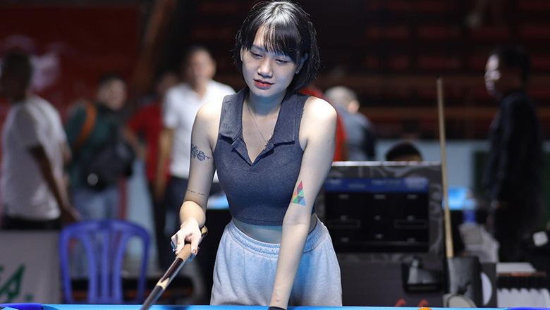 Nữ cơ thủ Võ Thị Hồng Thy đốt cháy khán đài giải Billiards vô địch quốc gia 2022 - Ảnh 3