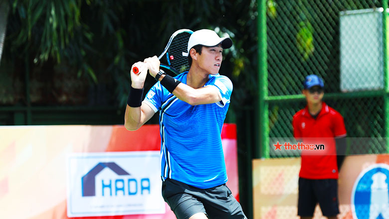 Kết quả M25 Tây Ninh 2022: Lý Hoàng Nam loại tay vợt Nhật Bản ở Tứ kết - Ảnh 3