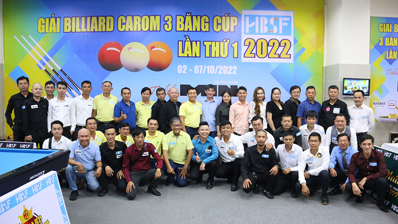 Khai mạc giải Billiard Carom 3 băng cúp HBSF lần thứ 1 năm 2022 - Ảnh 2