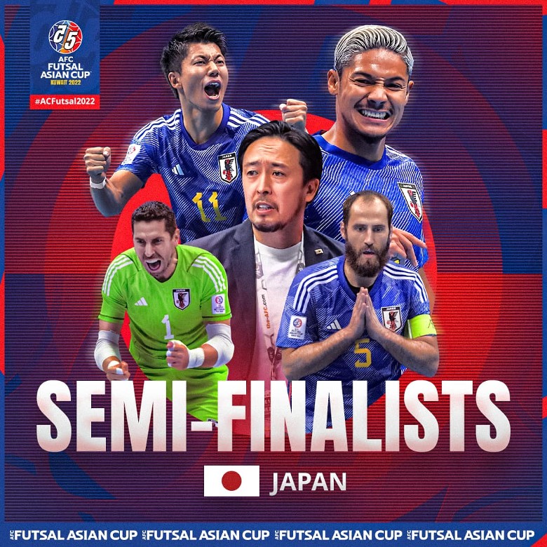 Indonesia mất bàn thắng giây cuối, thua ngược Nhật Bản 2-3 tại tứ kết giải Futsal châu Á 2022 - Ảnh 2