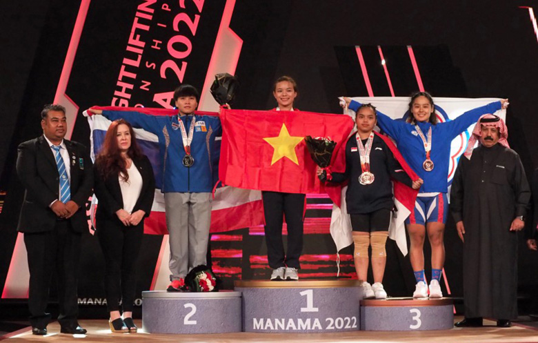 Kỷ lục gia SEA Games Phạm Thị Hồng Thanh đoạt hat-trick HCV ở giải cử tạ châu Á - Ảnh 2