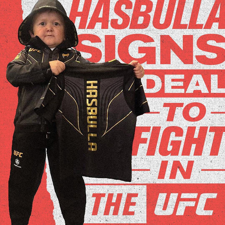 Ngôi sao MXH cao 1m Hasbulla Magomedov ký hợp đồng thi đấu UFC chuyên nghiệp - Ảnh 2