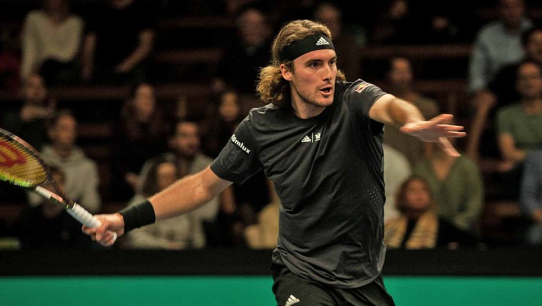 Tsitsipas vào vòng 2 Stockholm Open sau 2 loạt tie break nghẹt thở - Ảnh 4