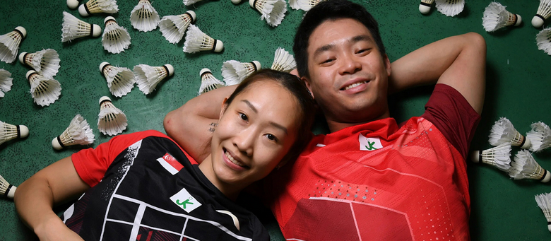 Cặp đôi vàng làng cầu lông Singapore Terry Hee và Jessica Tan: 