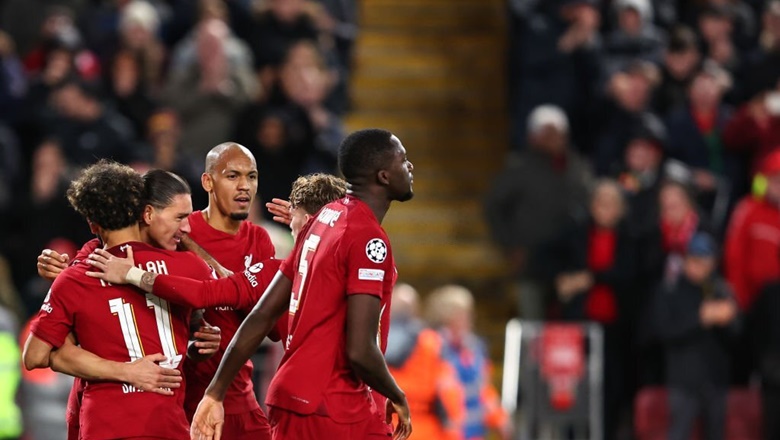 Kết quả Liverpool vs Napoli: 5 phút 'lên đỉnh', ngắt mạch bất bại - Ảnh 1