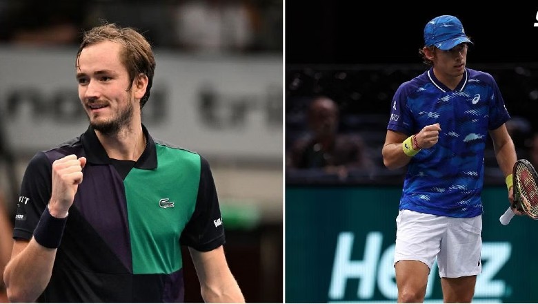 Trực tiếp tennis Medvedev vs De Minaur, Vòng 2 Paris Masters - 18h30 ngày 2/11 - Ảnh 1