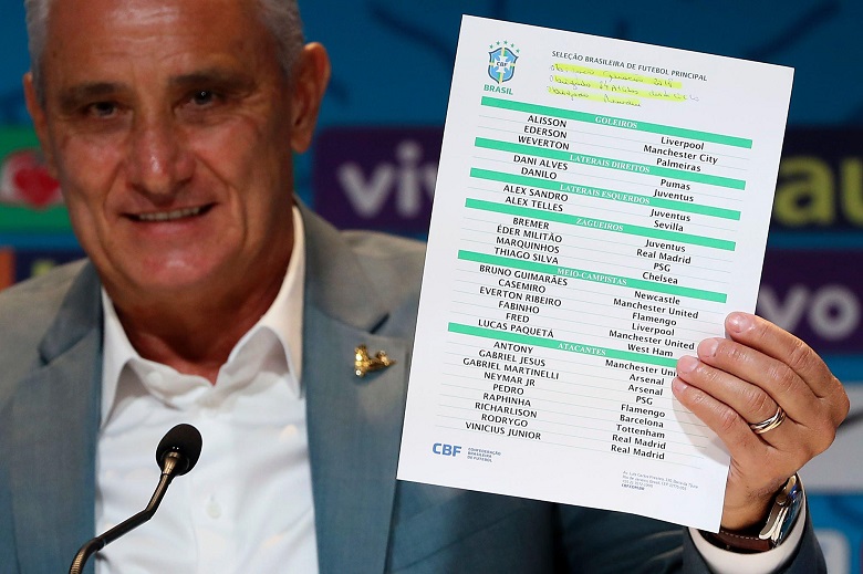 ĐT Brazil chốt danh sách dự World Cup 2022: Rất mạnh, nhưng hoàn hảo thì không - Ảnh 1