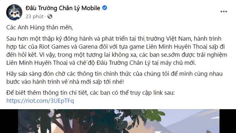 Riot Games & Garena ngừng hợp tác, ĐTCL Mobile xuất hiện tại Việt Nam? - Ảnh 1