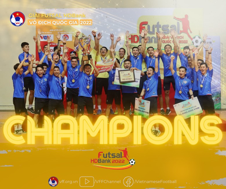 Tổng kết giải Futsal VĐQG 2022: Nhà vô địch Sahako thâu tóm mọi danh hiệu cá nhân - Ảnh 1