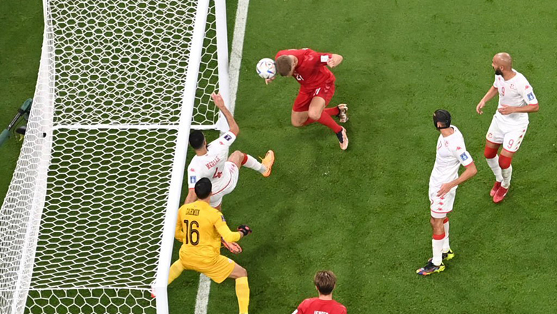 Kết quả bóng đá Đan Mạch vs Tunisia: Đôi công mãn nhãn, chỉ thiếu bàn thắng - Ảnh 3