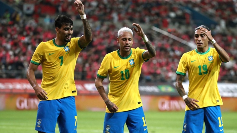 Raphinha: 'Brazil đã chuẩn bị 10 điệu nhảy ăn mừng cho mỗi trận ở World Cup 2022' - Ảnh 1