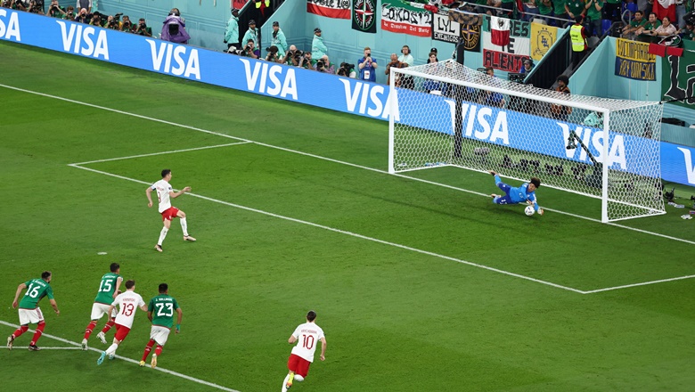 Lewandowski bị Ochia cản 11m, lỡ cơ hội ghi bàn đầu tiên ở World Cup - Ảnh 1