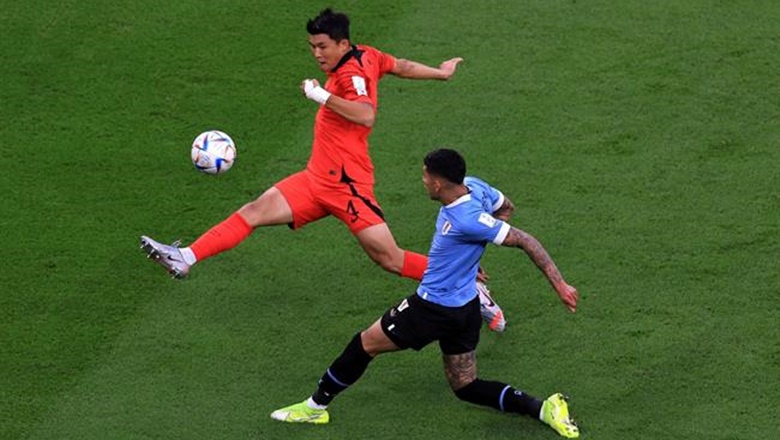 Kim Min Jae được ví như 'bức tường sắt', khiến dàn sao Uruguay im tiếng - Ảnh 1
