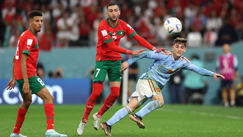 Kết quả bóng đá Morocco vs Tây Ban Nha: Thất bại bạc nhược trên chấm 11m - Ảnh 1