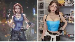 Mỹ nữ cosplay Resident Evil khiến fan thiếu mỗi 'chảy máu cam'