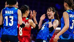 Tuyển bóng chuyền nữ Nhật Bản kiên cường hạ gục Thổ Nhĩ Kỳ để vào bán kết Volleyball Nations League 2025