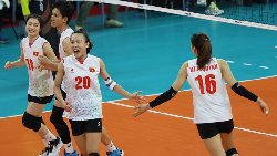 Giải bóng chuyền châu Á tổ chức tại Việt Nam xác định những cái tên đầu tiên giành quyền tham dự